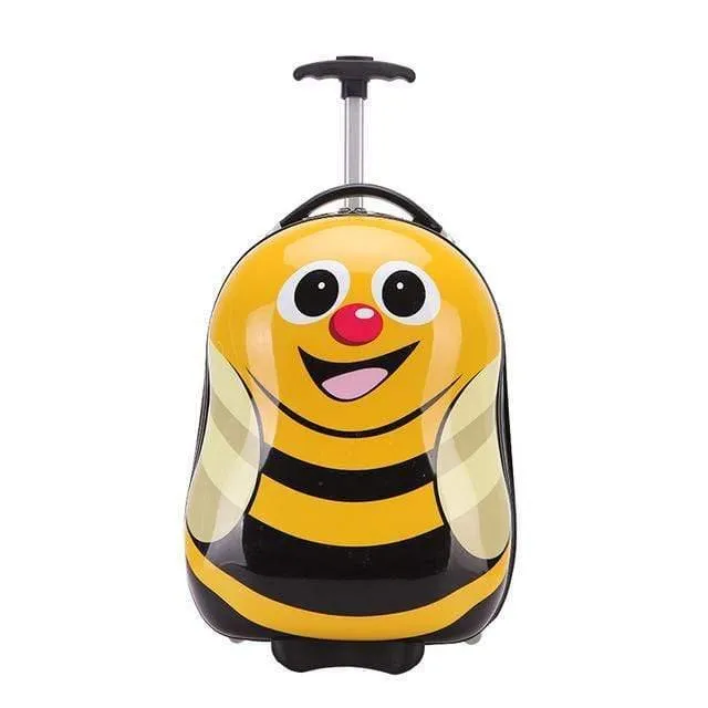 Gepäck Rase Cartoon junge Mädchen Reisen 16inches Studenten Trolley Rädern Tasche Fall niedlichen Kinder einsteigen in das Chassis Geschenk