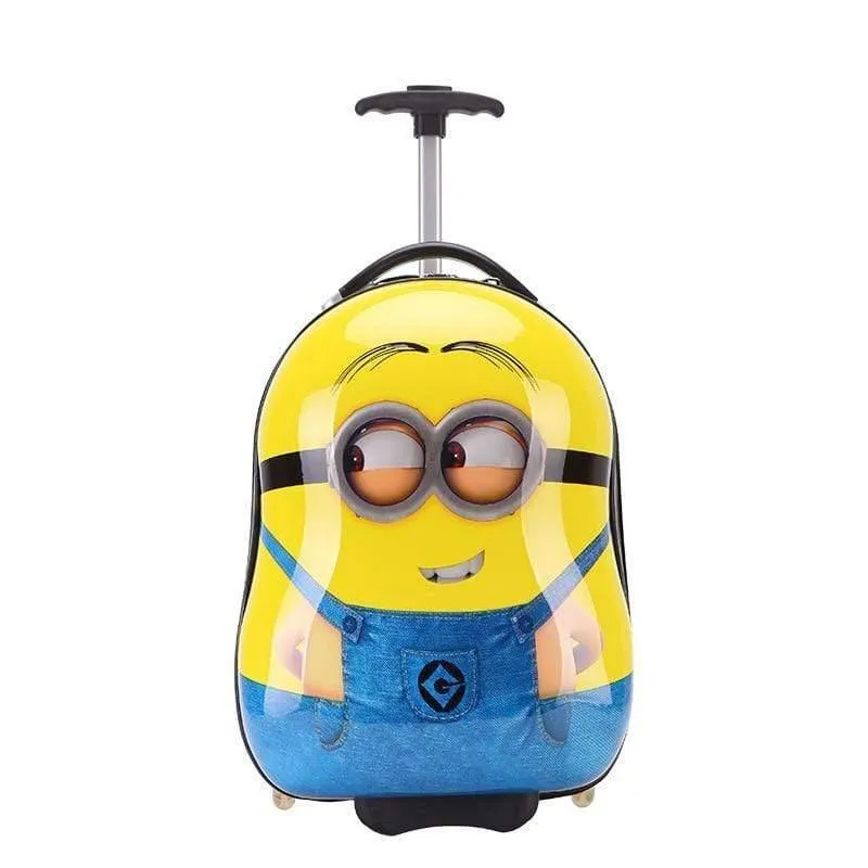 Gepäck Rase Cartoon junge Mädchen Reisen 16inches Studenten Trolley Rädern Tasche Fall niedlichen Kinder einsteigen in das Chassis Geschenk