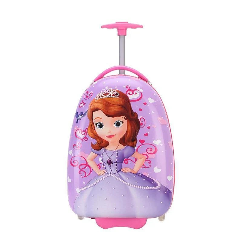 Gepäck Rase Cartoon junge Mädchen Reisen 16inches Studenten Trolley Rädern Tasche Fall niedlichen Kinder einsteigen in das Chassis Geschenk