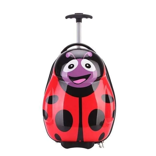 Gepäck Rase Cartoon junge Mädchen Reisen 16inches Studenten Trolley Rädern Tasche Fall niedlichen Kinder einsteigen in das Chassis Geschenk