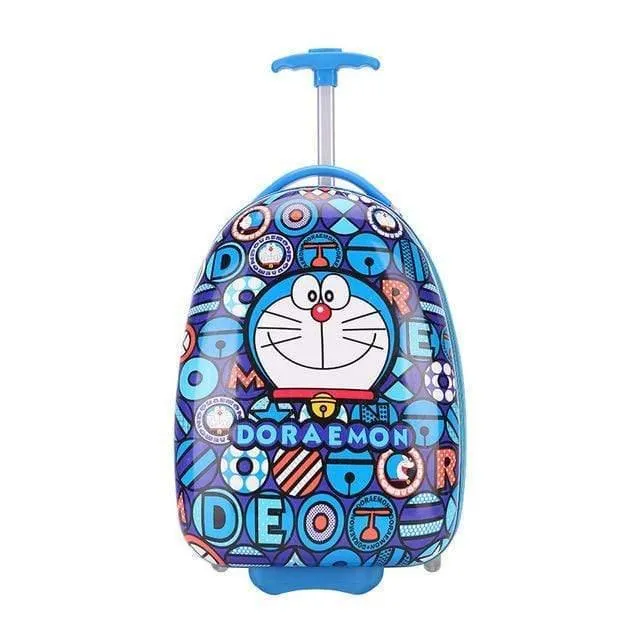 Gepäck Rase Cartoon junge Mädchen Reisen 16inches Studenten Trolley Rädern Tasche Fall niedlichen Kinder einsteigen in das Chassis Geschenk