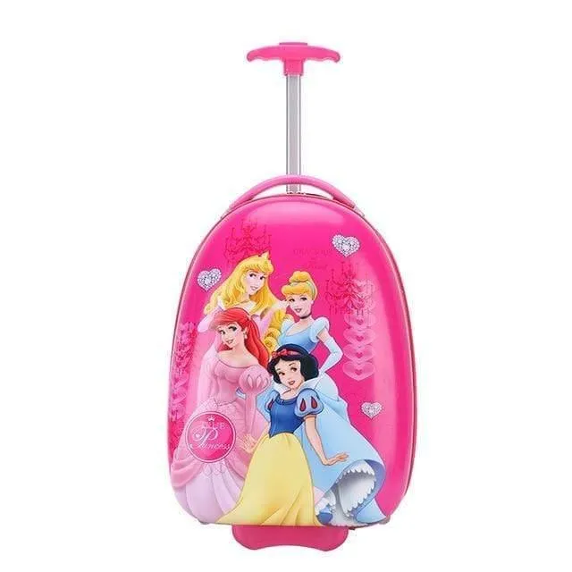 Gepäck Rase Cartoon junge Mädchen Reisen 16inches Studenten Trolley Rädern Tasche Fall niedlichen Kinder einsteigen in das Chassis Geschenk