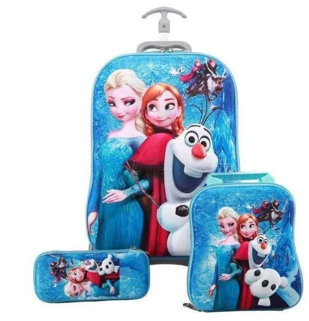 Kinder reisen Trolley Student Trolley Fall niedlichen Kinder Koffer junge Mädchen Cartoon Tasche Bleistift Box Kinder Geschenk