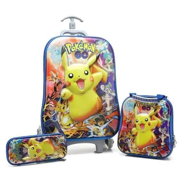 Kinder reisen Trolley Student Trolley Fall niedlichen Kinder Koffer junge Mädchen Cartoon Tasche Bleistift Box Kinder Geschenk