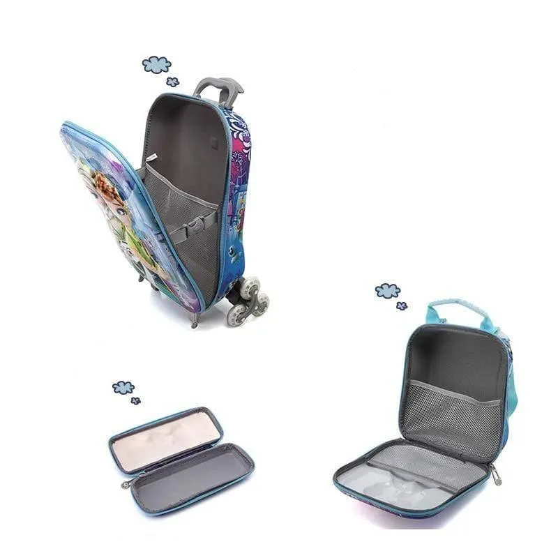 Kinder reisen Trolley Student Trolley Fall niedlichen Kinder Koffer junge Mädchen Cartoon Tasche Bleistift Box Kinder Geschenk