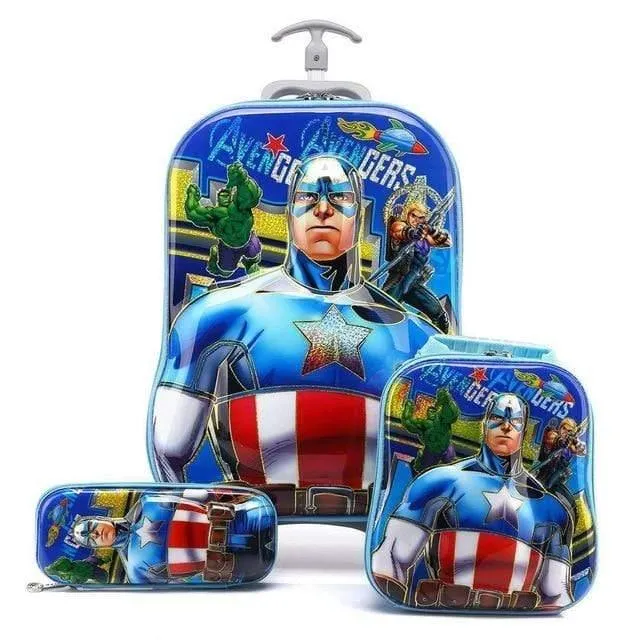 Kinder reisen Trolley Student Trolley Fall niedlichen Kinder Koffer junge Mädchen Cartoon Tasche Bleistift Box Kinder Geschenk