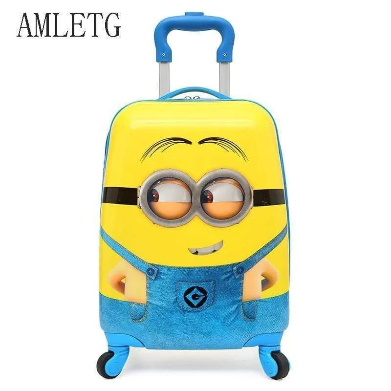 Cartoon Kids Travel Trolley Taschen Koffer Für Kinder Kinder Gepäck Koffer Rollkoffer Reisetasche Auf Rädern