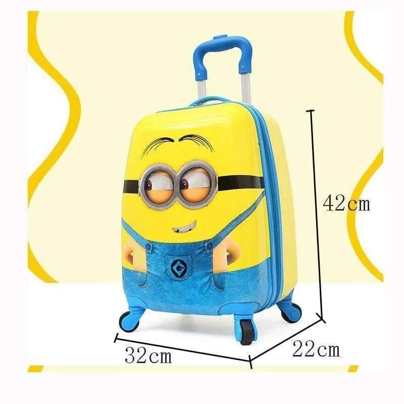 Cartoon Kids Travel Trolley Taschen Koffer Für Kinder Kinder Gepäck Koffer Rollkoffer Reisetasche Auf Rädern
