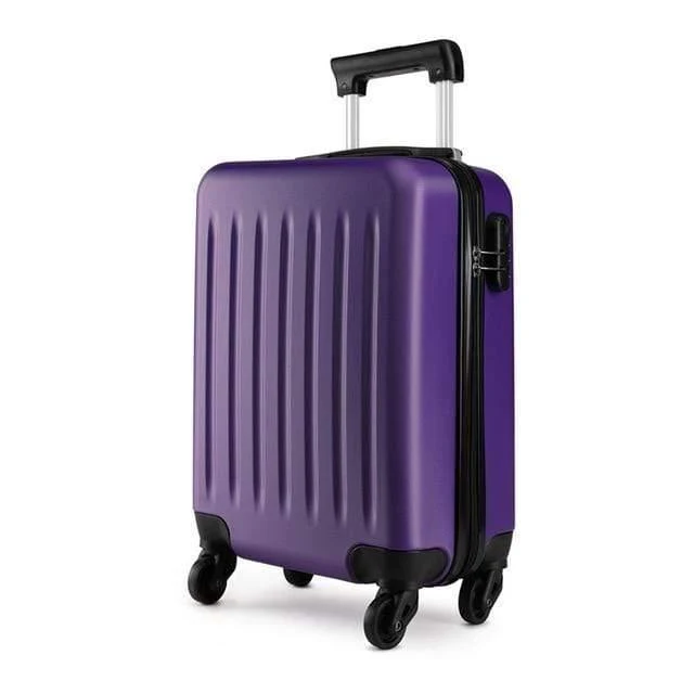 Koffer Rollen Handgepäck 4 Räder Spinner Trolley Reisetasche Hardside ABS 19 24 28 Zoll Set Schwarz K1872
