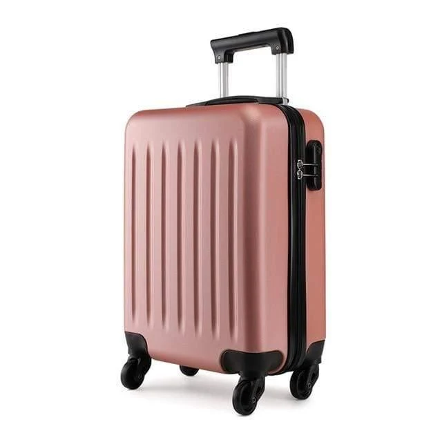 Koffer Rollen Handgepäck 4 Räder Spinner Trolley Reisetasche Hardside ABS 19 24 28 Zoll Set Schwarz K1872