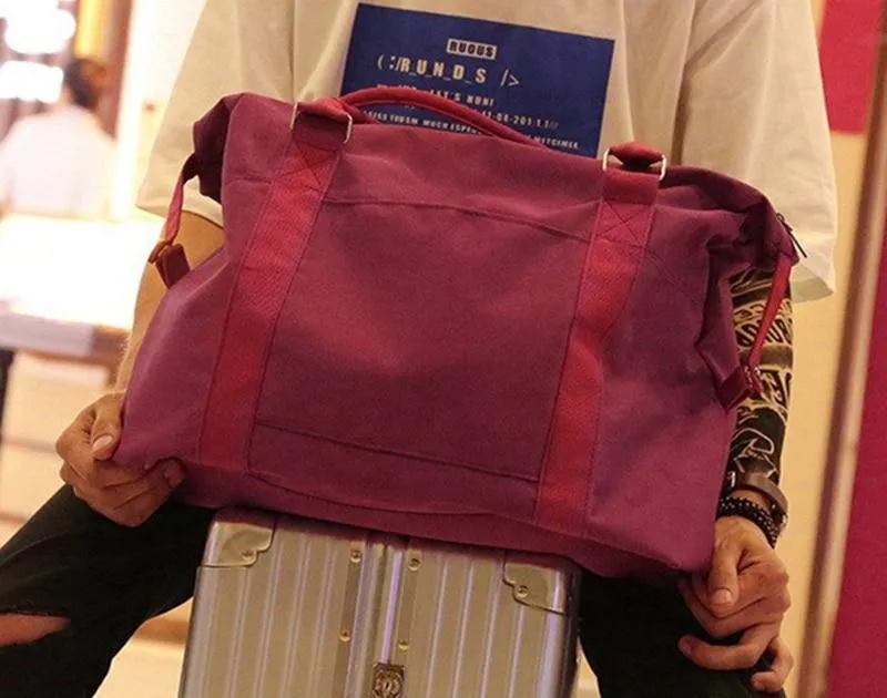 Travel Abroad Boarding Bag Große Kapazität Handgepäck Umhängetasche Aufbewahrungstasche Kleidung Trolley Oxford Reisetasche