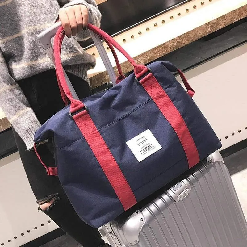 Travel Abroad Boarding Bag Große Kapazität Handgepäck Umhängetasche Aufbewahrungstasche Kleidung Trolley Oxford Reisetasche
