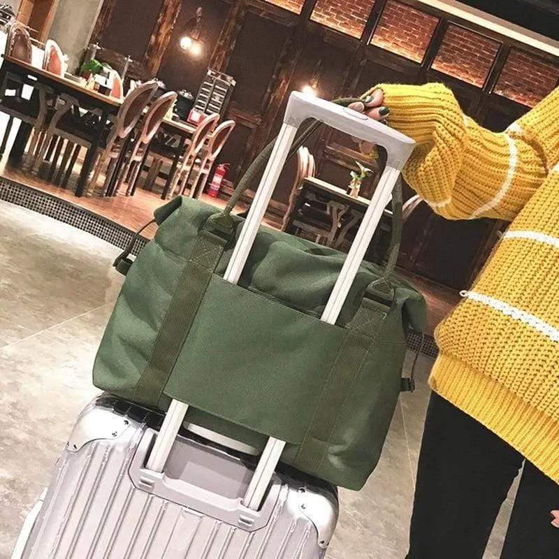 Travel Abroad Boarding Bag Große Kapazität Handgepäck Umhängetasche Aufbewahrungstasche Kleidung Trolley Oxford Reisetasche
