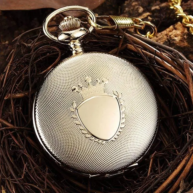 Luxus Quarz Taschenuhr Kette Anhänger Vintage Römische Ziffern Halskette Uhr Unisex Steampunk Frauen Männer Geschenk