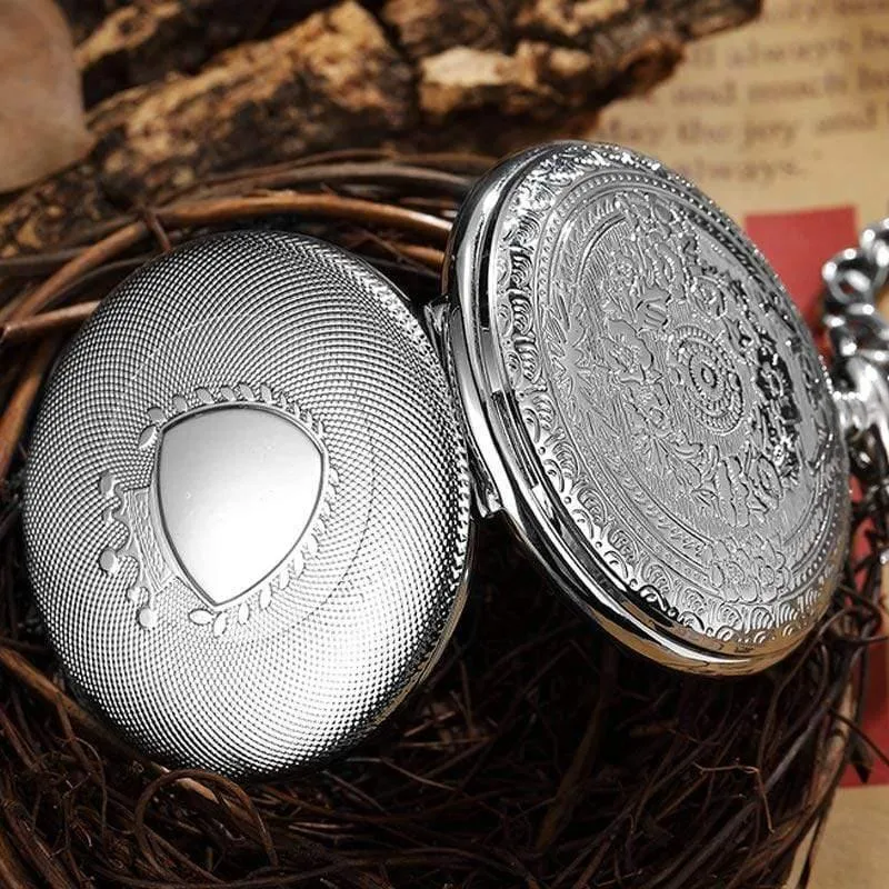 Luxus Quarz Taschenuhr Kette Anhänger Vintage Römische Ziffern Halskette Uhr Unisex Steampunk Frauen Männer Geschenk