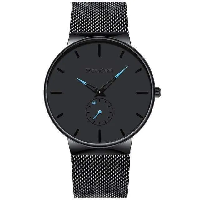 Sportuhren Top Marke Luxus Ultra Thin Casual Wasserdichte Sportuhr Quarz Vollstahl Herrenuhr Relogio Masculino