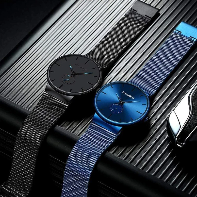 Sportuhren Top Marke Luxus Ultra Thin Casual Wasserdichte Sportuhr Quarz Vollstahl Herrenuhr Relogio Masculino