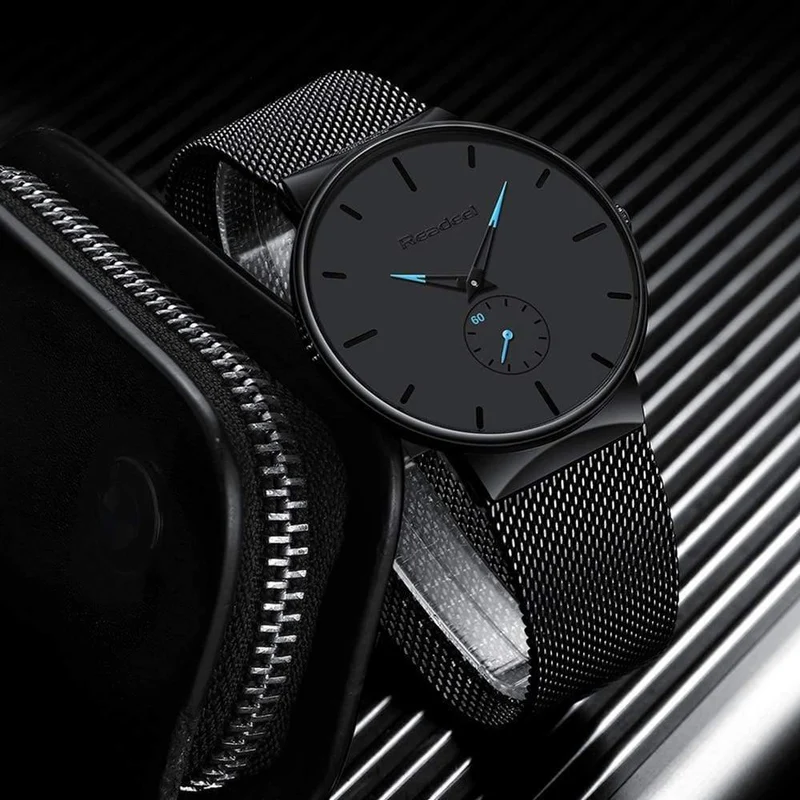 Sportuhren Top Marke Luxus Ultra Thin Casual Wasserdichte Sportuhr Quarz Vollstahl Herrenuhr Relogio Masculino