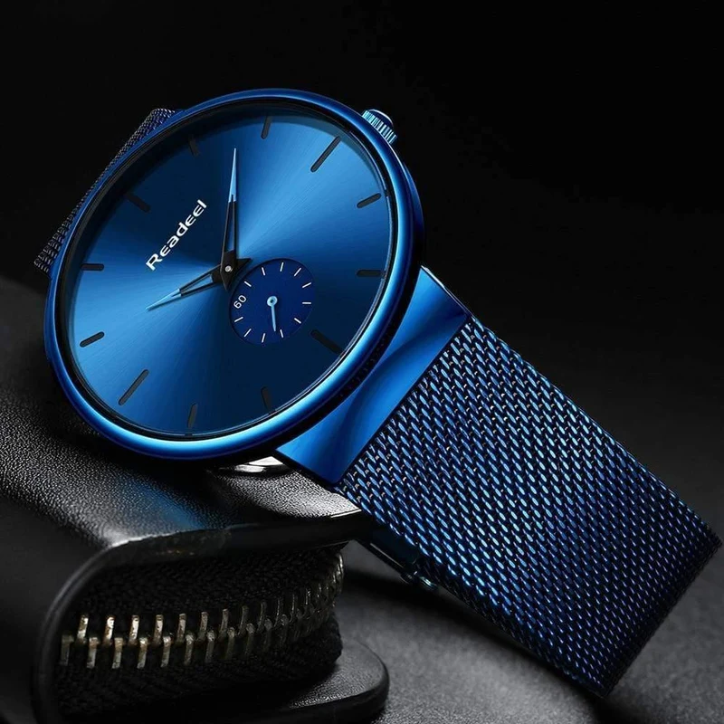 Sportuhren Top Marke Luxus Ultra Thin Casual Wasserdichte Sportuhr Quarz Vollstahl Herrenuhr Relogio Masculino