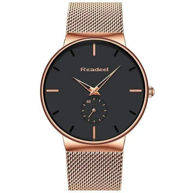 Sportuhren Top Marke Luxus Ultra Thin Casual Wasserdichte Sportuhr Quarz Vollstahl Herrenuhr Relogio Masculino