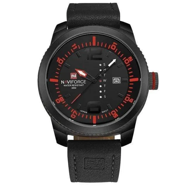Männer Sport Uhren herren Quarz Uhr Mann Armee Militär Leder Armbanduhr Relogio Masculino
