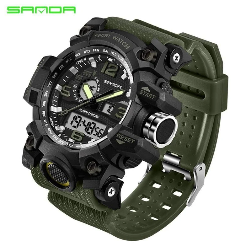 Military Herrenuhren Top-Marke Luxus wasserdichte Sportuhr Männer S Shock Quarzuhren Uhr Relogio Masculino