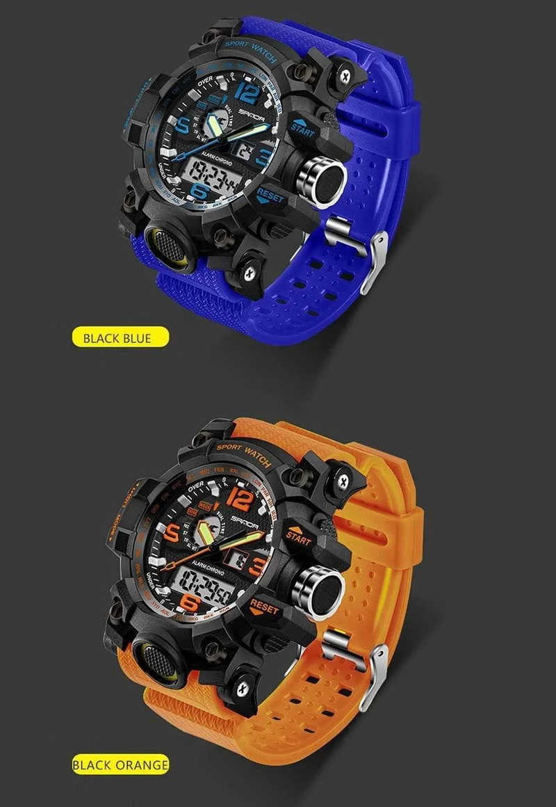 Military Herrenuhren Top-Marke Luxus wasserdichte Sportuhr Männer S Shock Quarzuhren Uhr Relogio Masculino