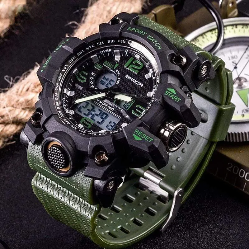 Military Herrenuhren Top-Marke Luxus wasserdichte Sportuhr Männer S Shock Quarzuhren Uhr Relogio Masculino