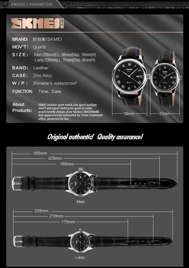 Herren Uhren Top Brand Luxus Quarz Uhr Skmei Mode Casual Business Armbanduhren Wasserdichte Männliche Uhr Relogio Masculino