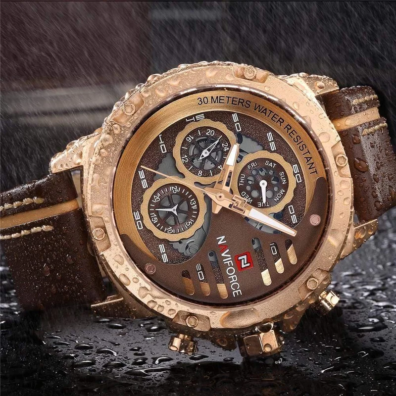 Herren Uhren Top Marke Luxus 3Bar Wasserdicht Datum Quarz Uhr Mann Leder Sport Armbanduhr Männer Wasserdichte Uhr
