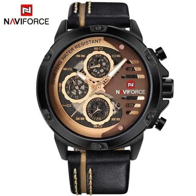 Herren Uhren Top Marke Luxus 3Bar Wasserdicht Datum Quarz Uhr Mann Leder Sport Armbanduhr Männer Wasserdichte Uhr