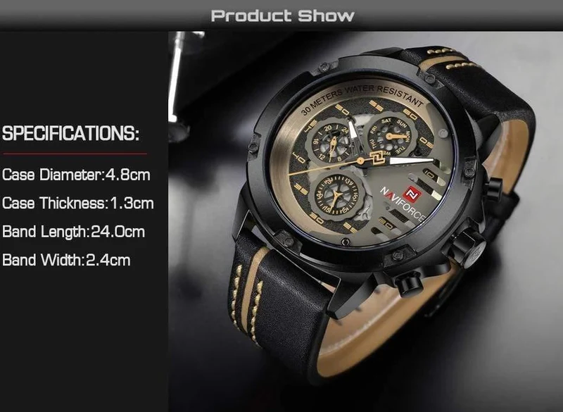 Herren Uhren Top Marke Luxus 3Bar Wasserdicht Datum Quarz Uhr Mann Leder Sport Armbanduhr Männer Wasserdichte Uhr