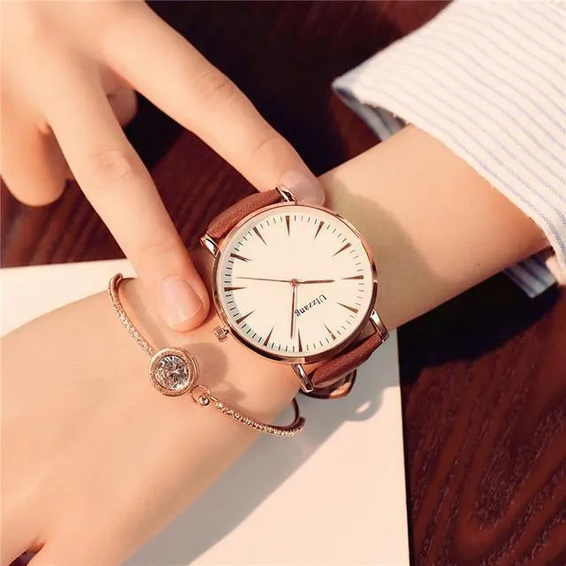 Frauen uhren luxus mode quarz armbanduhren tropfenverschiffen ulzzang marke frau uhr montre femme