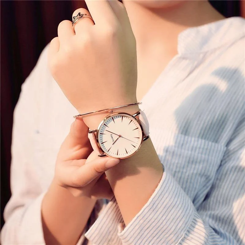 Frauen uhren luxus mode quarz armbanduhren tropfenverschiffen ulzzang marke frau uhr montre femme