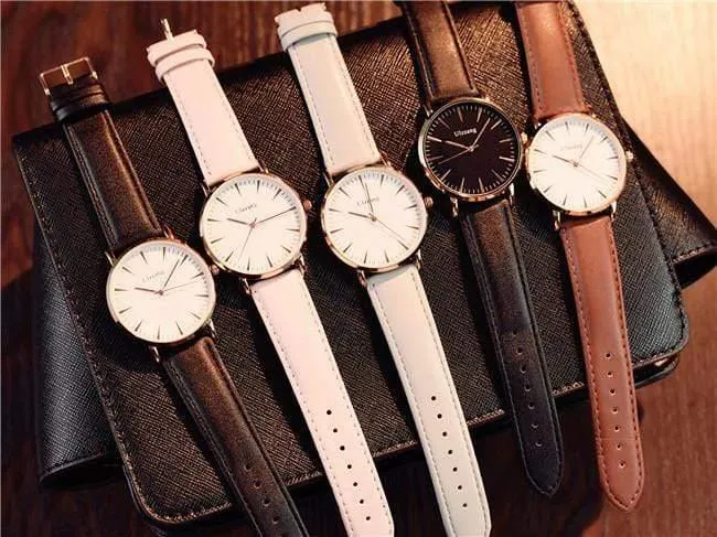 Frauen uhren luxus mode quarz armbanduhren tropfenverschiffen ulzzang marke frau uhr montre femme