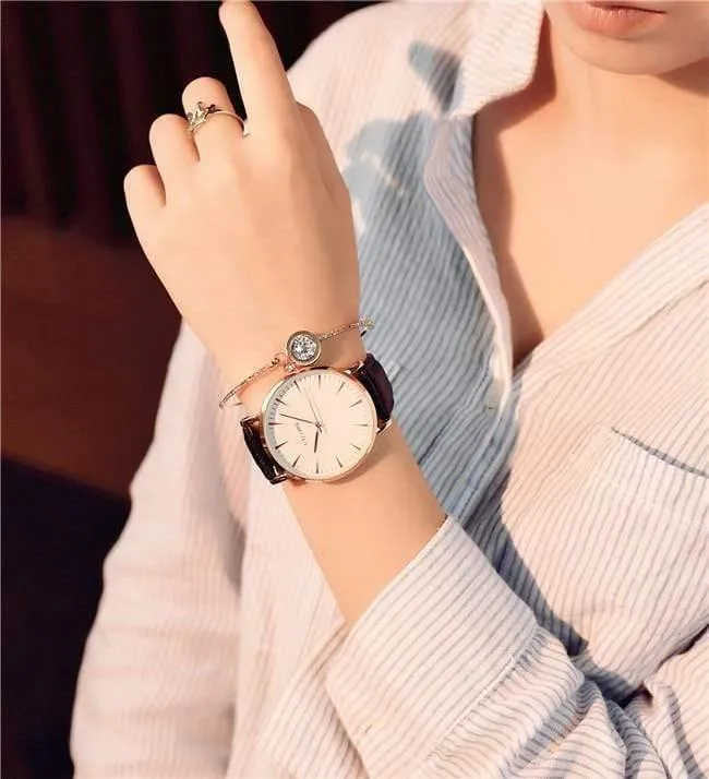Frauen uhren luxus mode quarz armbanduhren tropfenverschiffen ulzzang marke frau uhr montre femme
