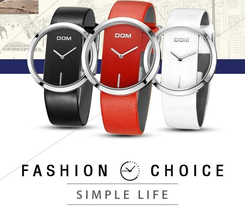 Arbeiten Sie elegante Dame Leather Wrist Watch Waterproof beiläufige Quarzuhr für Frauen Relogio Feminino um