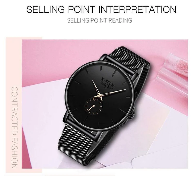 Damenuhren Top-Marke Luxus Casual Fashion Watch Damen Quarz wasserdicht Uhr Mesh Gürtel Damen Armbanduhr Damenuhr