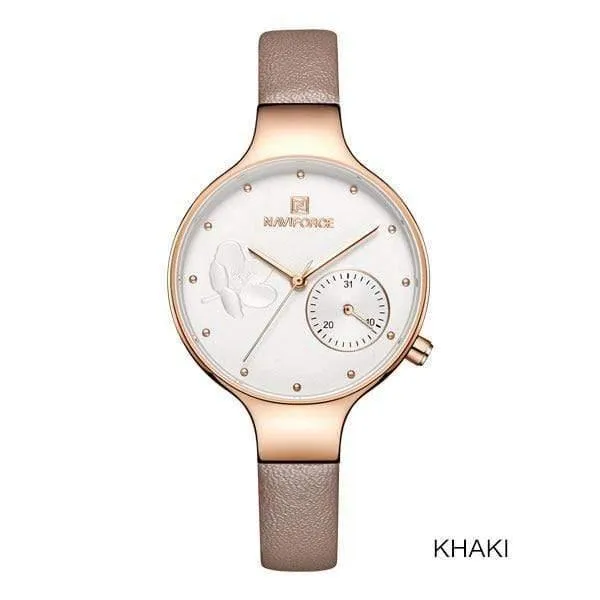 Frauen Uhren Top Luxus Marke Damen Quarz Uhren Echtes Leder Armband Casual Armbanduhren Geschenk Für Mädchen