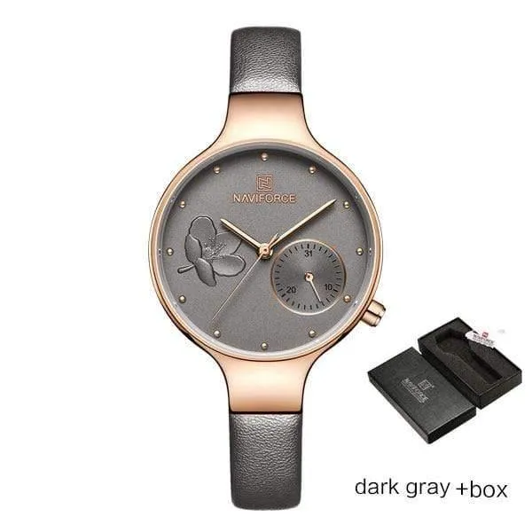 Frauen Uhren Top Luxus Marke Damen Quarz Uhren Echtes Leder Armband Casual Armbanduhren Geschenk Für Mädchen