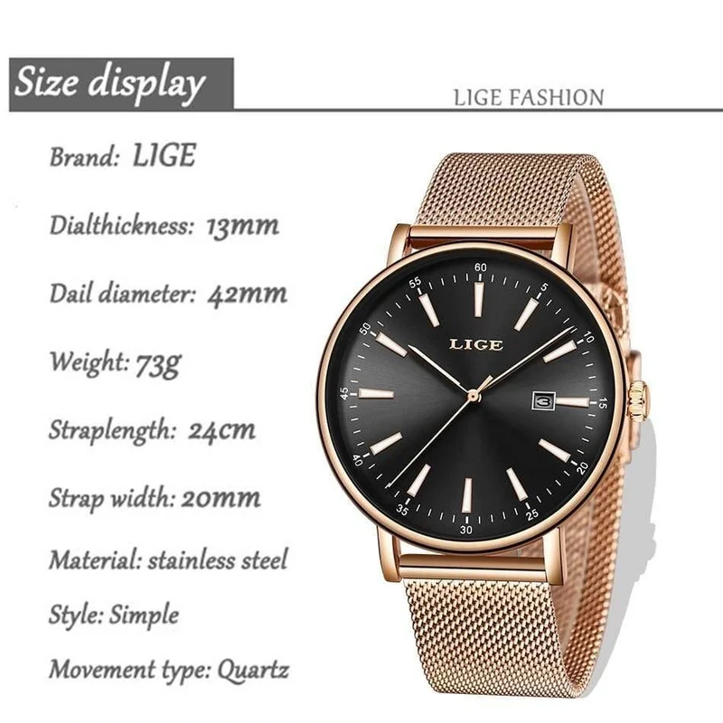 Uhr Frauen Edelstahl Wasserdichte Uhr Super Slim Mesh Gürtel Uhr Damen Geschenk Uhr Relogio feminino