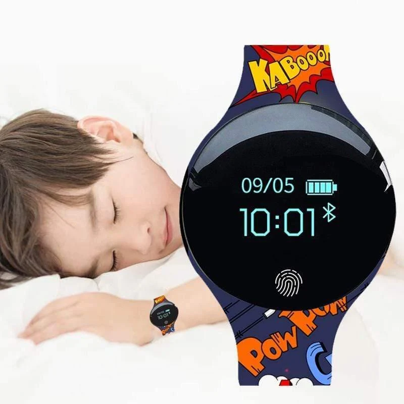 Smart Watch Kids 3D Touchscreen Digital Led Sportuhr Silikon Kinder Armbanduhr Relogio Masculino
