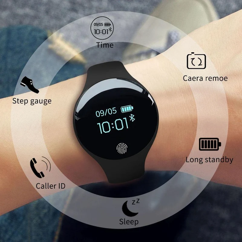 Smart Watch Kids 3D Touchscreen Digital Led Sportuhr Silikon Kinder Armbanduhr Relogio Masculino
