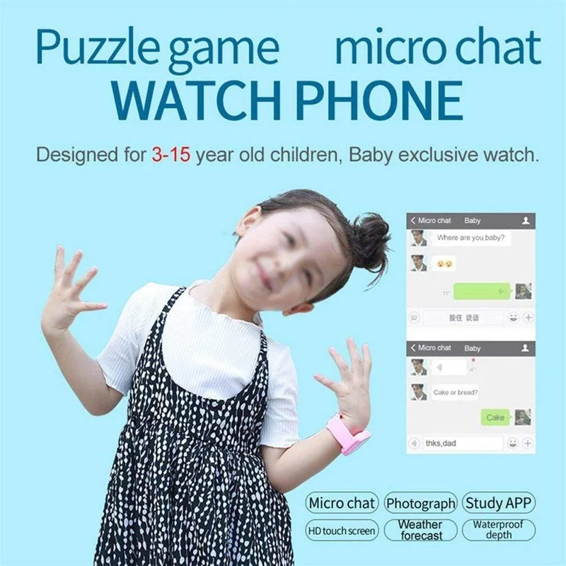Anti verloren GPRS Positionierung Smart Kinderuhren SOS Smart Kamera Anruf Kinder Smart Kamera Uhr Baby Boy Girls Geschenk