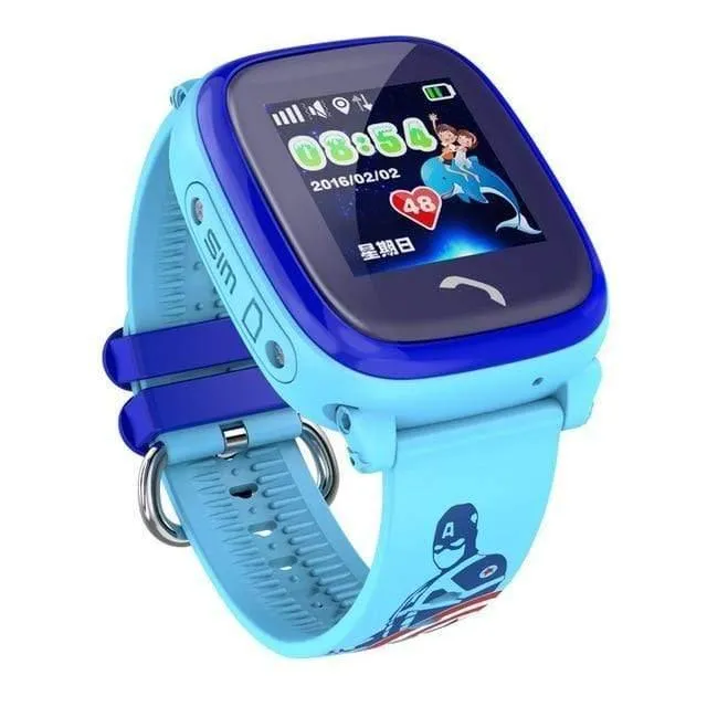 GPS-Verfolger-Uhr für Kinder schwimmen Touch Screen PAS-Notruf-Standort-intelligente Uhr DF25 tragbare Uhr der Kinder
