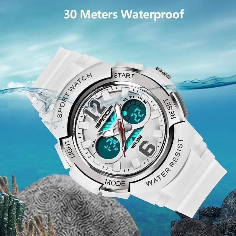 Mode Lässig Kinderuhren 30M Wasserdichte Quarz Armbanduhren Sport Kinder Uhr jungen Stunden Mädchen Studenten Uhr