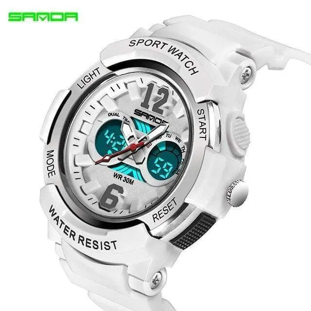 Mode Lässig Kinderuhren 30M Wasserdichte Quarz Armbanduhren Sport Kinder Uhr jungen Stunden Mädchen Studenten Uhr
