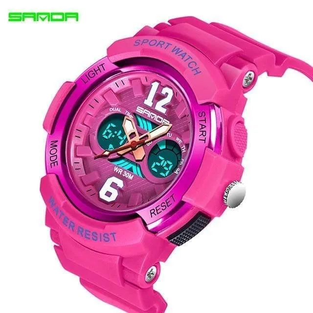 Mode Lässig Kinderuhren 30M Wasserdichte Quarz Armbanduhren Sport Kinder Uhr jungen Stunden Mädchen Studenten Uhr