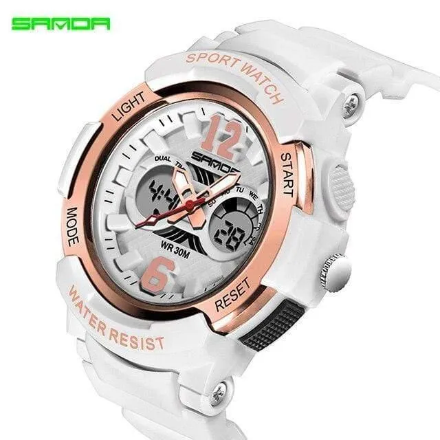 Mode Lässig Kinderuhren 30M Wasserdichte Quarz Armbanduhren Sport Kinder Uhr jungen Stunden Mädchen Studenten Uhr