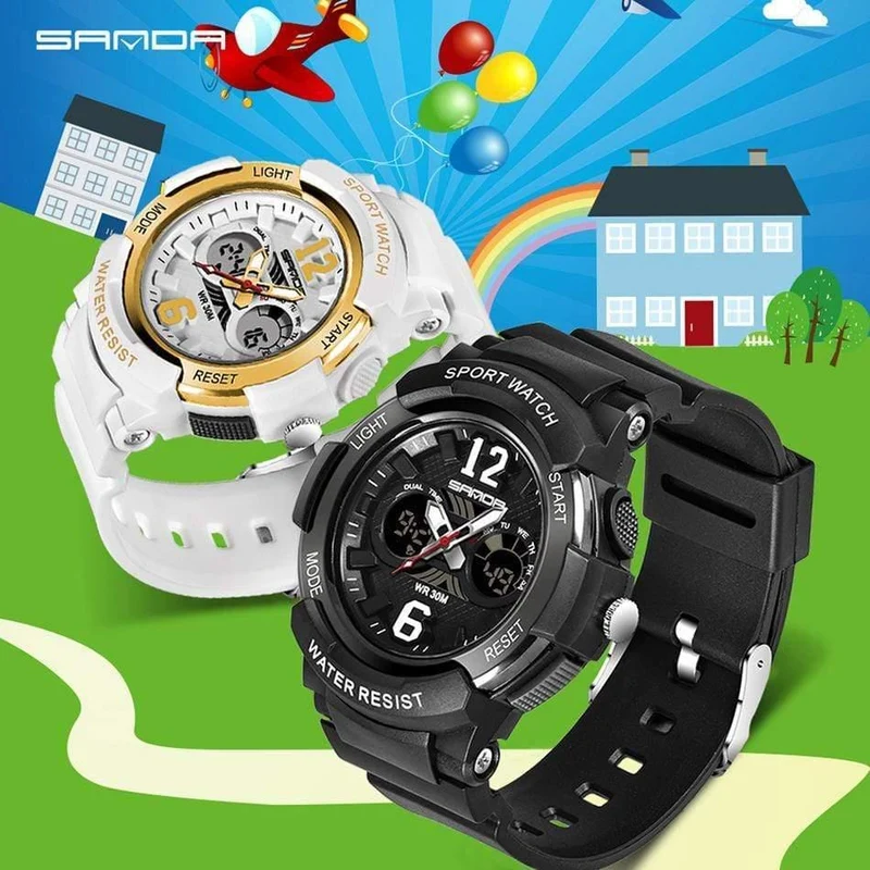 Mode Lässig Kinderuhren 30M Wasserdichte Quarz Armbanduhren Sport Kinder Uhr jungen Stunden Mädchen Studenten Uhr